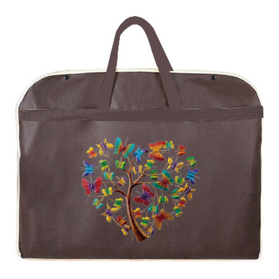 Porálló ruházati huzatok Esküvői ruha Porvédő öltöny Kabát Tárolótáska Pillangónyomat Ruhatáskák Akasztó Ruhaszervező