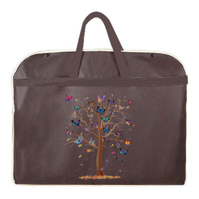 Porálló ruházati huzatok Esküvői ruha Porvédő öltöny Kabát Tárolótáska Pillangónyomat Ruhatáskák Akasztó Ruhaszervező