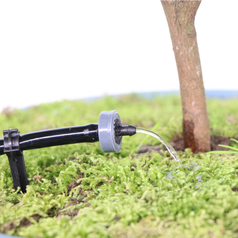 Változatos stílusú kerti csepegtető öntöző csepegtető Fix áramlási nyomás-kompenzáló emitter 1/4 hüvelykes locsoló öntözés törő fúvóka