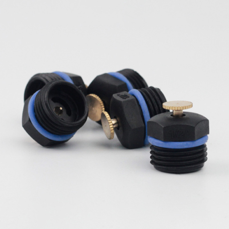 10db/zacskó öntözőfej Porlasztó csepegtető öntözés Kert Állítható ködfúvóka karó mikro spray Forgó üvegház