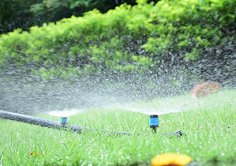 6db körbeszóró szórófejek 360°-ban állítható öntözőfúvóka Kert Mezőgazdasági növény Gyep fű Zöldség termény öntöző eszköz