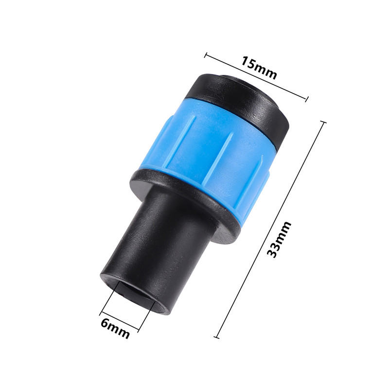 6db körbeszóró szórófejek 360°-ban állítható öntözőfúvóka Kert Mezőgazdasági növény Gyep fű Zöldség termény öntöző eszköz