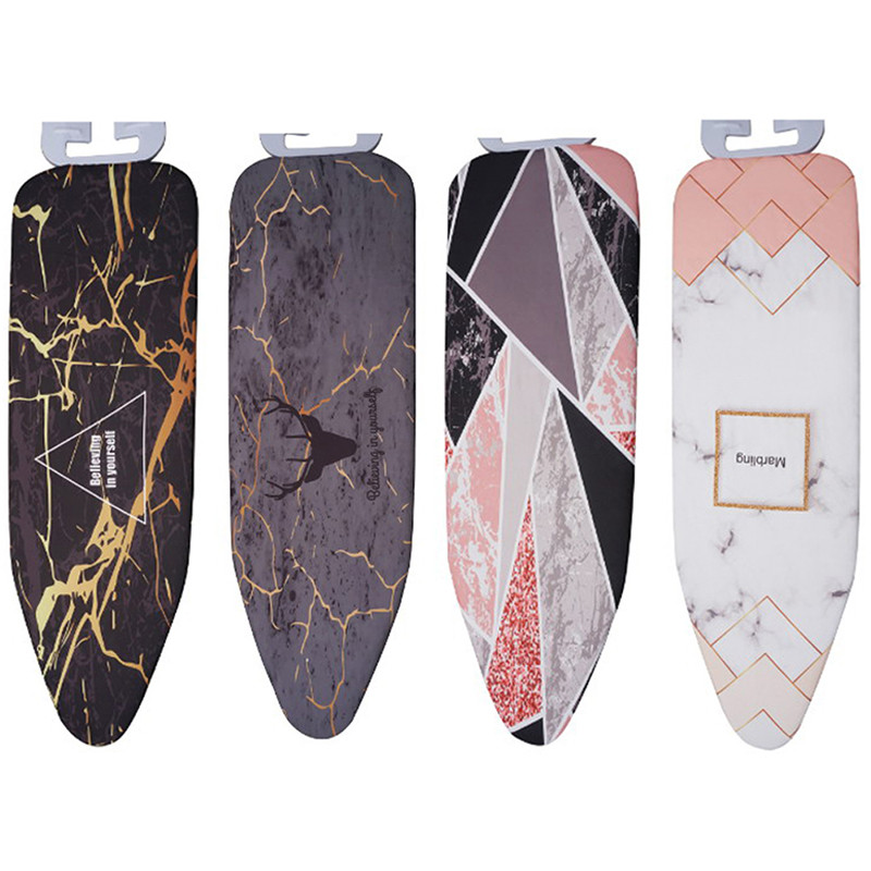 140*50cm márvány vastag hővisszatartó filc vasaló vasalódeszka huzat könnyen felszerelhető nem károsítja a bevonat páraáteresztő képességét