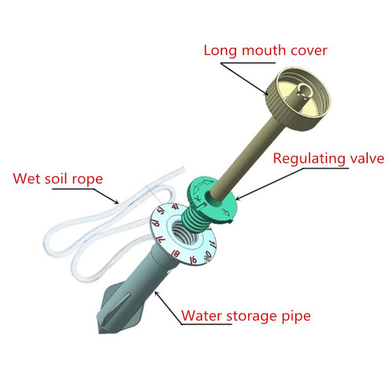 Automatikus növények önöntöző készülék Talajnedvesítő csepegtető Kerti Növényöntöző Trágyázó Szerszám Öntöző-Artefaktum 2db