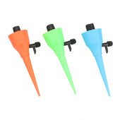 Narancssárga/zöld/kék állítható automata öntöző csepegtető Lazy Plants önöntöző készülék Otthoni kert Iroda cserepes öntöző 3 db