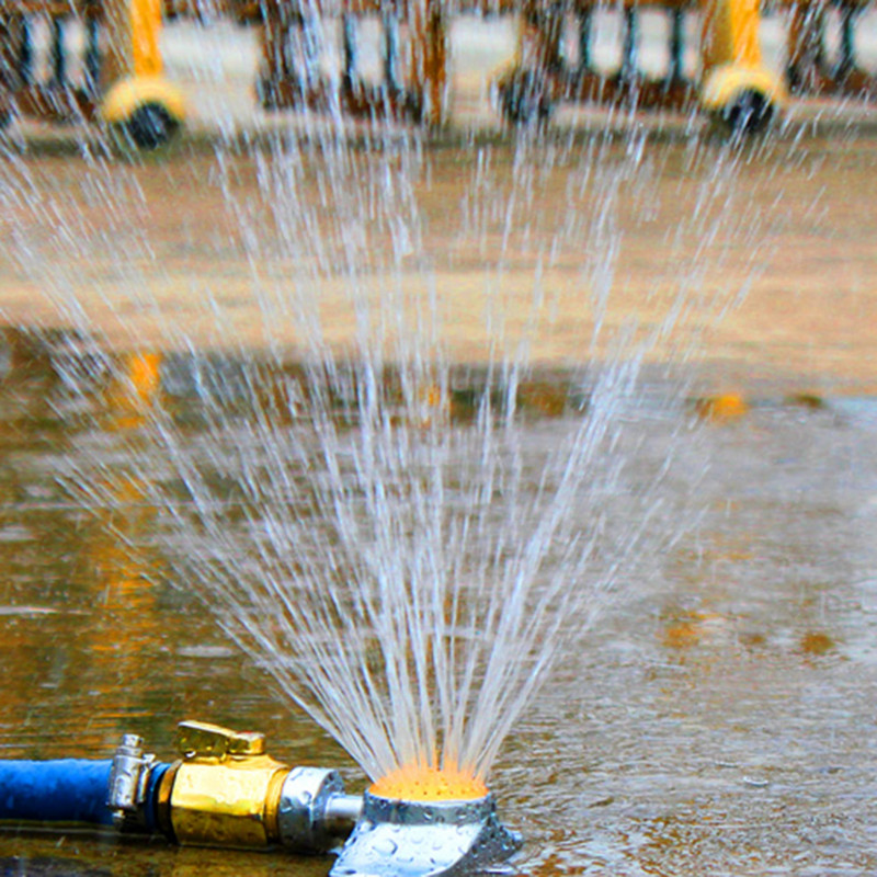 Cink ötvözet fém kör alakú locsoló automata 360°-os kerti öntöző füves locsoló öntöző spray Kertészeti permetező 2022