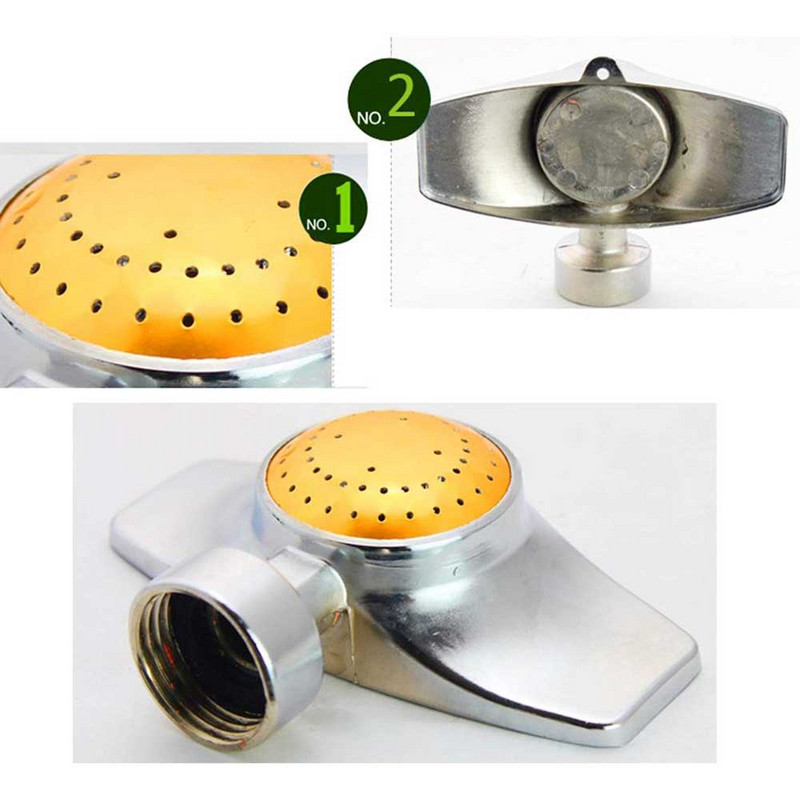 Cink ötvözet fém kör alakú locsoló automata 360°-os kerti öntöző füves locsoló öntöző spray Kertészeti permetező 2022