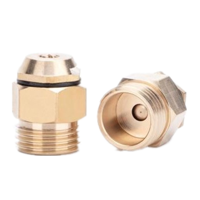 1db 1/2" (Dn15) 180 fokban állítható fénytörési fúvóka sárgaréz ködpermetező kerti pázsit öntözőszerelvények