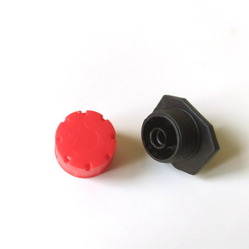 50PCS 4/7 mm регулируема дюза за градинска пръскачка за вода, капково напояване, спринклер, червена дюза, напоителна глава