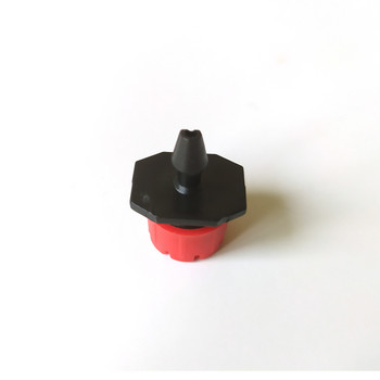 50PCS 4/7mm Ρυθμιζόμενο ακροφύσιο για Ψεκαστήρα Νερού Κήπου Ψεκαστήρας Σταγόνων Καταιονισμού Κόκκινο Ακροφύσιο Πότισμα Κεφαλής
