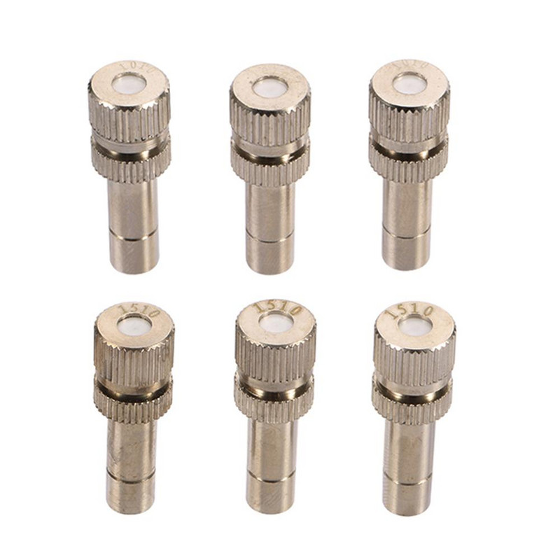 Sárgaréz alacsony nyomású porlasztó fúvókák fertőtlenítő tereprendezés párásítás finom permetező permetező 0,1 mm 0,15 mm fúvókák nyílás