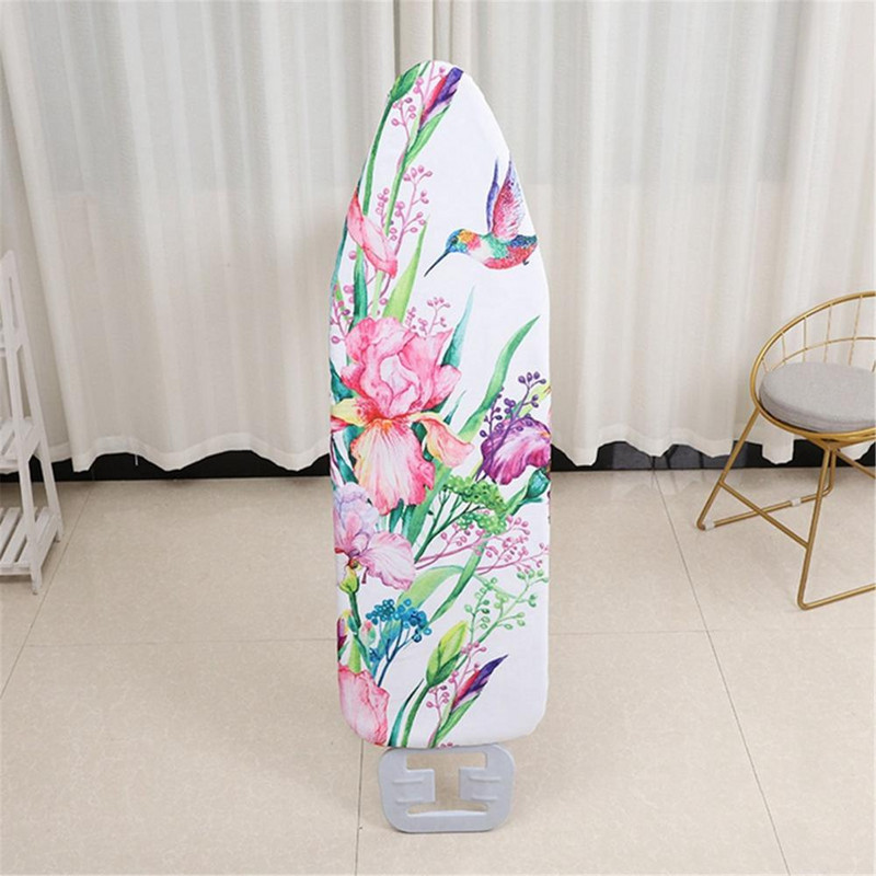 Flamingo Flowers Nyomtatott vászon vasalódeszka cserehuzat Mosható csúszásmentes hőszigetelő vasalódeszka huzat takaró alátét