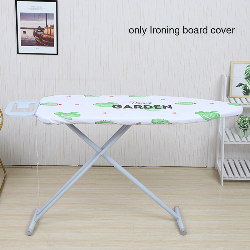 Háztartási nagy digitális nyomtatott vasalódeszka huzat Mosható vastag, csúszásmentes, újrafelhasználható hőálló könnyű lapos
