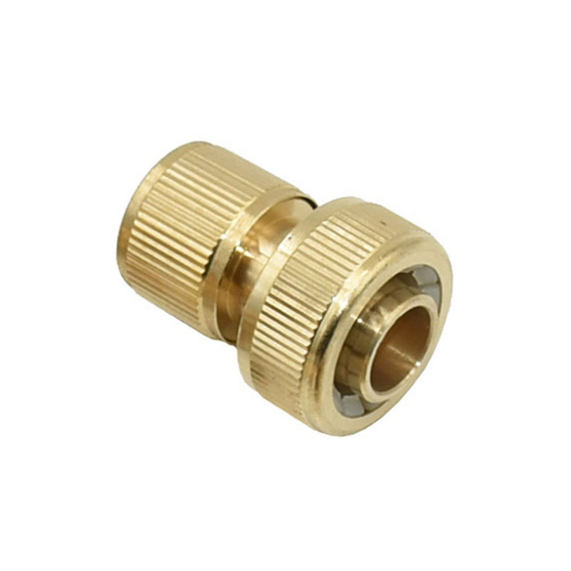 1/2 3/4 5/8 1" menetes gyorscsatlakozó sárgaréz kerti öntöző adapter csepegtető öntöző réz tömlő gyorscsatlakozó szerelvények 1 db