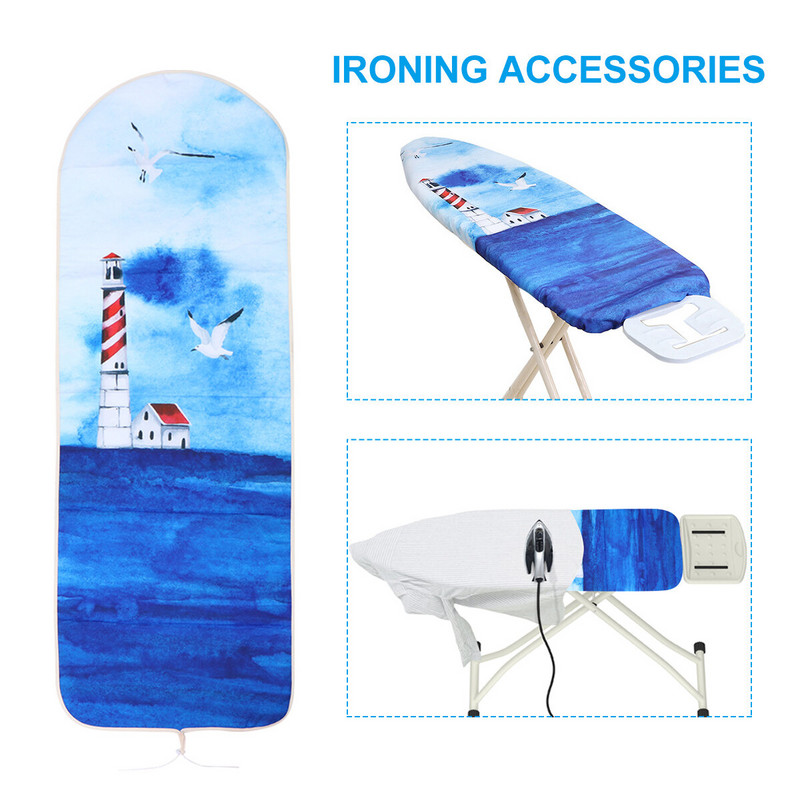 Vasalódeszka huzat Pad Seahorse perzselés elleni vasalódeszka huzat perzselésnek ellenálló foltos hálós ruha csere