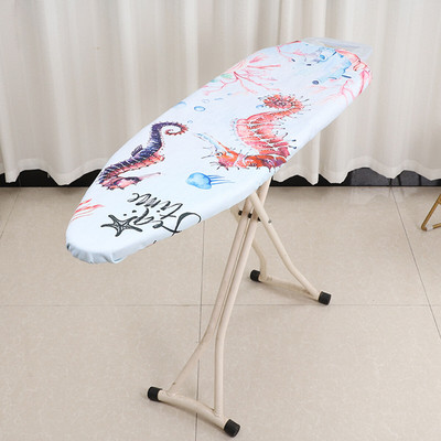 Fashion Extra Wide Ironing Board Ocean Series Pattern Ironing Cloth Digital Printing Extra Wide Ironing Board Protective Stain