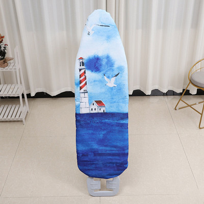 Modes īpaši plats gludināmais dēlis Ocean sērijas raksta gludināšanas audums digitālā druka Īpaši plats gludināmā dēļa aizsargtraips