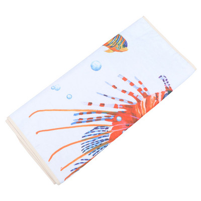 Modes īpaši plats gludināmais dēlis Ocean sērijas raksta gludināšanas audums digitālā druka Īpaši plats gludināmā dēļa aizsargtraips