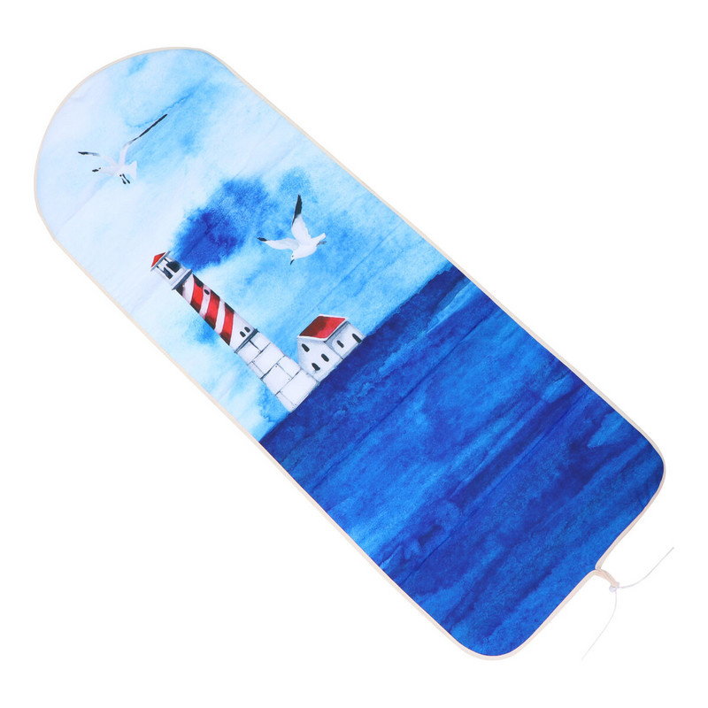 Modes īpaši plats gludināmais dēlis Ocean sērijas raksta gludināšanas audums digitālā druka Īpaši plats gludināmā dēļa aizsargtraips