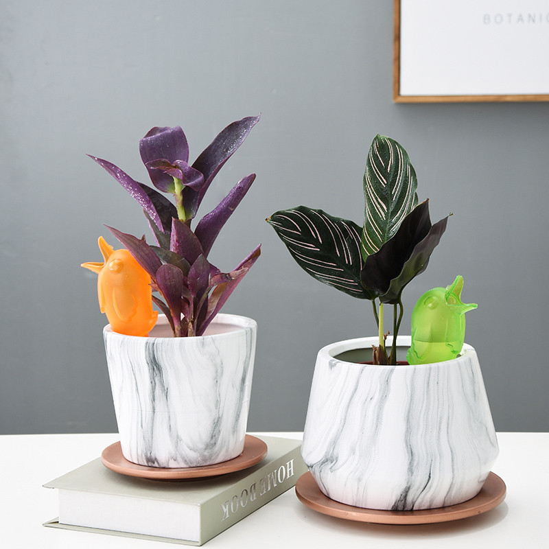 1 db műanyag madáritató berendezés csepegtető készülék ház/kert vízi szobanövény cserepes madár automatikus öntözőeszköz