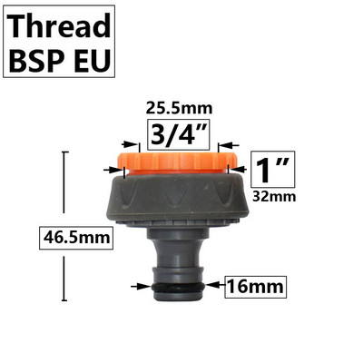 Kerti tömlő gyorscsatlakozó 1/2 3/4 1 hüvelykes csőcsatlakozó leállító vízcsatlakozó kerti csap javítás ízületi öntözőrendszer szerelvényei