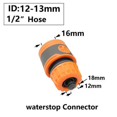 Kerti tömlő gyorscsatlakozó 1/2 3/4 1 hüvelykes csőcsatlakozó leállító vízcsatlakozó kerti csap javítás ízületi öntözőrendszer szerelvényei