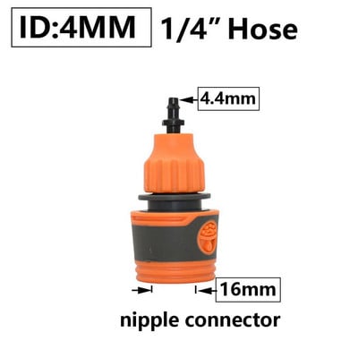 Kerti tömlő gyorscsatlakozó 1/2 3/4 1 hüvelykes csőcsatlakozó leállító vízcsatlakozó kerti csap javítás ízületi öntözőrendszer szerelvényei