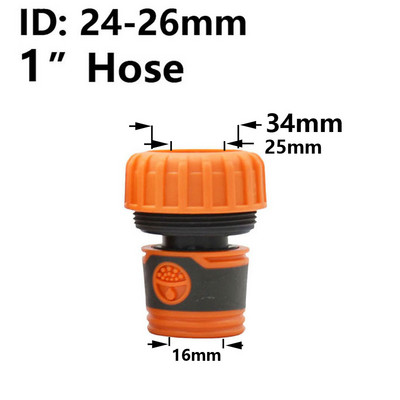 Kerti tömlő gyorscsatlakozó 1/2 3/4 1 hüvelykes csőcsatlakozó leállító vízcsatlakozó kerti csap javítás ízületi öntözőrendszer szerelvényei