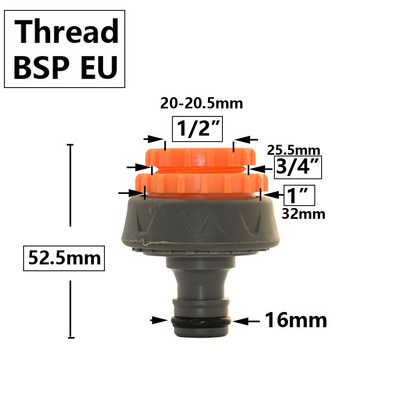 Kerti tömlő gyorscsatlakozó 1/2 3/4 1 hüvelykes csőcsatlakozó leállító vízcsatlakozó kerti csap javítás ízületi öntözőrendszer szerelvényei