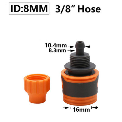 Kerti tömlő gyorscsatlakozó 1/2 3/4 1 hüvelykes csőcsatlakozó leállító vízcsatlakozó kerti csap javítás ízületi öntözőrendszer szerelvényei