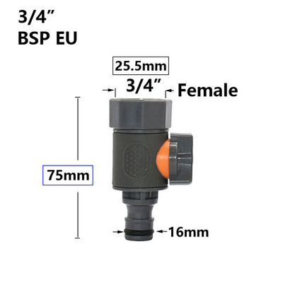 Kerti tömlő gyorscsatlakozó 1/2 3/4 1 hüvelykes csőcsatlakozó leállító vízcsatlakozó kerti csap javítás ízületi öntözőrendszer szerelvényei