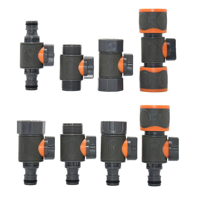 Kerti tömlő gyorscsatlakozó 1/2 3/4 1 hüvelykes csőcsatlakozó leállító vízcsatlakozó kerti csap javítás ízületi öntözőrendszer szerelvényei