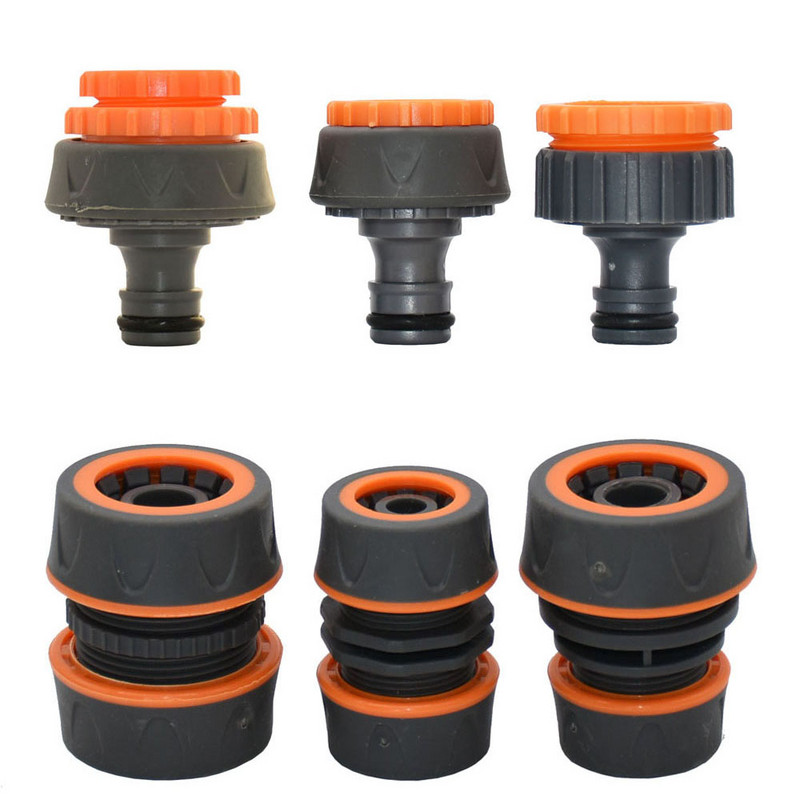 Kerti tömlő gyorscsatlakozó 1/2 3/4 1 hüvelykes csőcsatlakozó leállító vízcsatlakozó kerti csap javítás ízületi öntözőrendszer szerelvényei