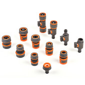 Kerti tömlő gyorscsatlakozó 1/2 3/4 1 hüvelykes csőcsatlakozó stop vízcsatlakozó 16/20/32 mm Javító ízületi öntözőrendszer szerelvény