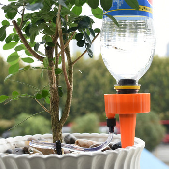 Капково напояване Автоматична система за поене на саксии за растения Регулируеми водни шипове Конусовидни саксии за растения Автоматично поливане на стайни растения