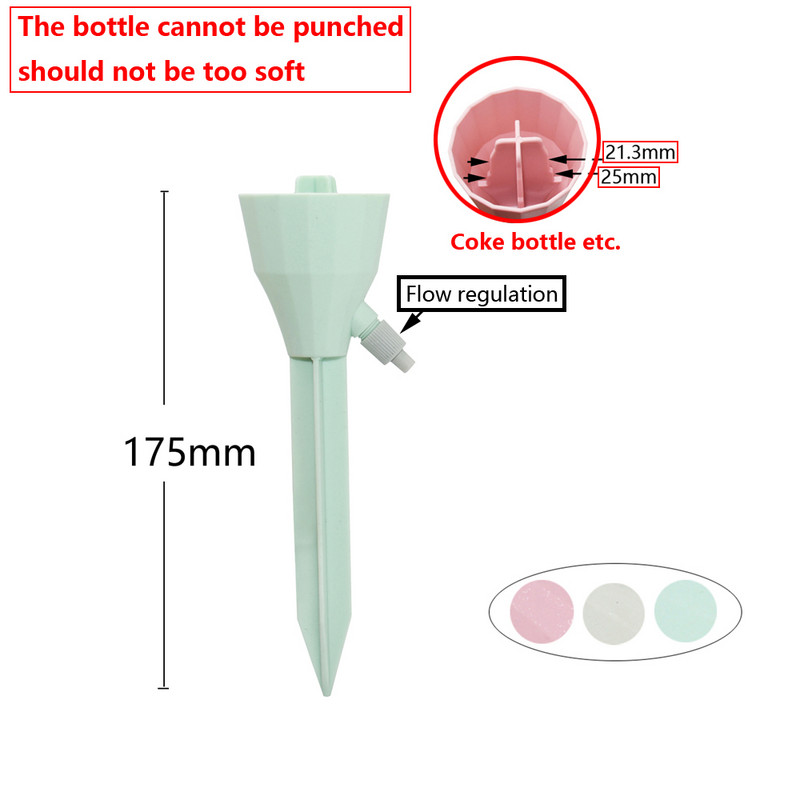 Csepegtető öntözés Automatikus növény Virágcserepes öntözőrendszer Állítható víztüskék Kúpos növények Cserepes automata szobanövény-öntözés