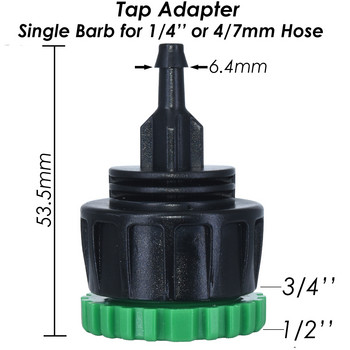 KESLA 3X Garden Tap Adapter Splitter Hose Connectors Θηλυκοί 1/2\