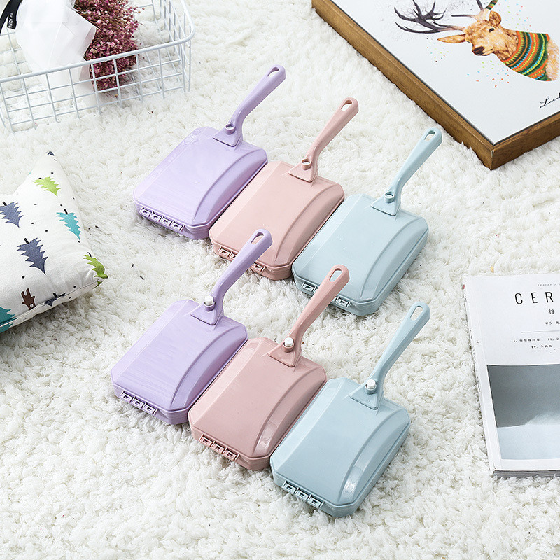 Kūrybinis rankinis kilimų stalo šepetys Plastikinis grindų šlavimo įrankis trupinių nešvarumų valymo volelis įrankis namų valymo šepečiai Priedai