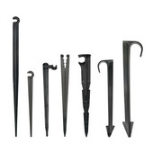 1/8``, 1/4``, 3/8``, 16/20 mm-es tömlőkarok rögzített öntözőcső "C" alakú, rögzített kerti tömlő tartó csepegtető öntözőrendszer szerelvényei