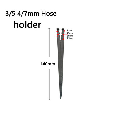1/8``, 1/4``, 3/8``, 16/20 mm-es tömlőkarok rögzített öntözőcső "C" alakú, rögzített kerti tömlő tartó csepegtető öntözőrendszer szerelvényei