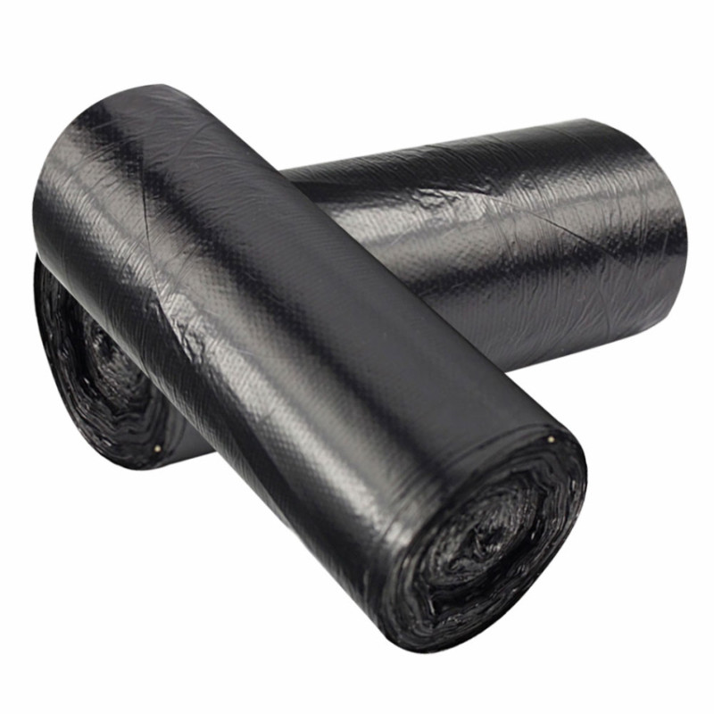 1 tekercs 50 * 60 cm szemeteszsákok egyszínű vastag, kényelmes környezetbarát műanyag szemeteszsákok eldobható műanyag zacskók fekete szemét