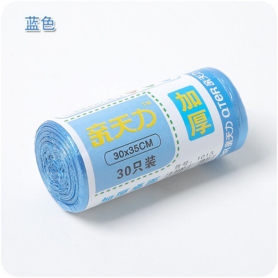 30db/tekercs Vastag asztali kis szemeteszsákok Háztartási autós mini eldobható műanyag szemeteszsákok szemeteszsákok