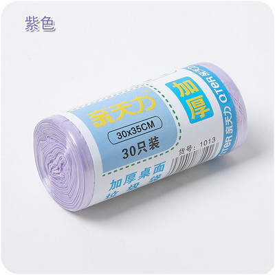 30db/tekercs Vastag asztali kis szemeteszsákok Háztartási autós mini eldobható műanyag szemeteszsákok szemeteszsákok