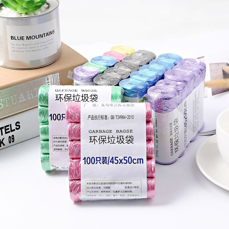 Nymph 1 tekercs/5 tekercs Háztartási eldobható szemeteszsákok Fürdőszoba Vastag Környezetvédelmi Szemeteszsák Konyhai Takarítóeszközök Kellékek