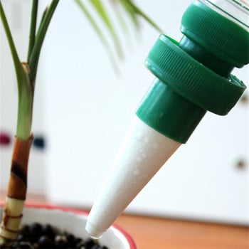 4 τμχ Αυτόματο μπουκάλι στάγδην άρδευσης κεραμικό Lazy συσκευή ποτίσματος φυτών Flowers Bonsai Waterer For Garden Travel Dripper