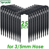 SPRYCLE 25 ΤΕΜ. Bend Arrow Dripper Micro Drip Irrigation Drops Emitters Watering Saving 3/5mm Hose Garden Sprinklers DroppersTool