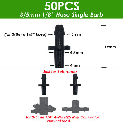 SPRYCLE 25 ΤΕΜ. Bend Arrow Dripper Micro Drip Irrigation Drops Emitters Watering Saving 3/5mm Hose Garden Sprinklers DroppersTool
