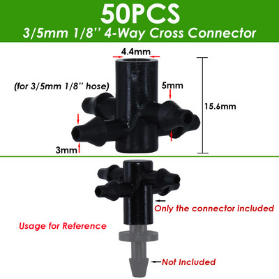 SPRYCLE 25 ΤΕΜ. Bend Arrow Dripper Micro Drip Irrigation Drops Emitters Watering Saving 3/5mm Hose Garden Sprinklers DroppersTool