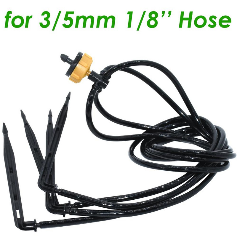 SPRYCLE 25 DB hajlított nyíl csepegtető mikro csepegtető öntözőcseppek kibocsátók öntözést megtakarító 3/5 mm-es tömlő kerti locsolók csepegtetőszerszámok