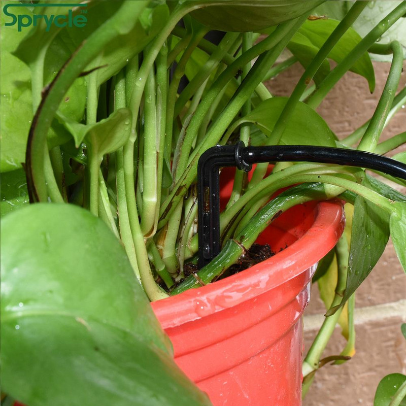 SPRYCLE 25 DB hajlított nyíl csepegtető mikro csepegtető öntözőcseppek kibocsátók öntözést megtakarító 3/5 mm-es tömlő kerti locsolók csepegtetőszerszámok